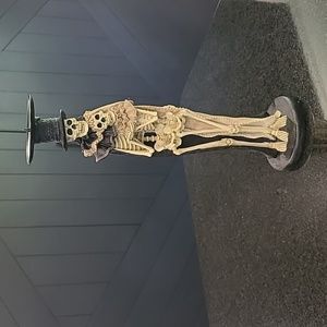 Wedding Skull Candle Holder